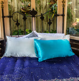 6. Turquoise Diving Silk Pillowcase