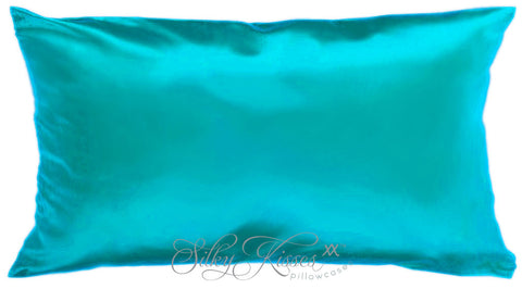6. Turquoise Diving Silk Pillowcase